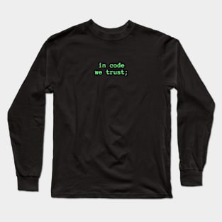 Developer and code Long Sleeve T-Shirt